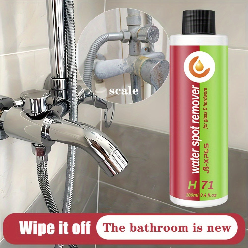Bathroom Glass Cleaner Hard Water Spot Remover-2