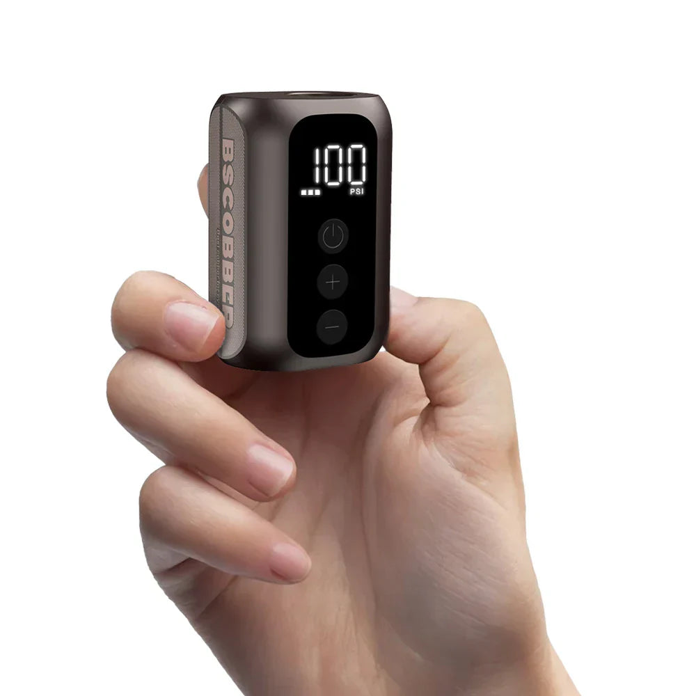 A5mini Portable Wireless Air Pump 100PSI Rechargeable Brown-1