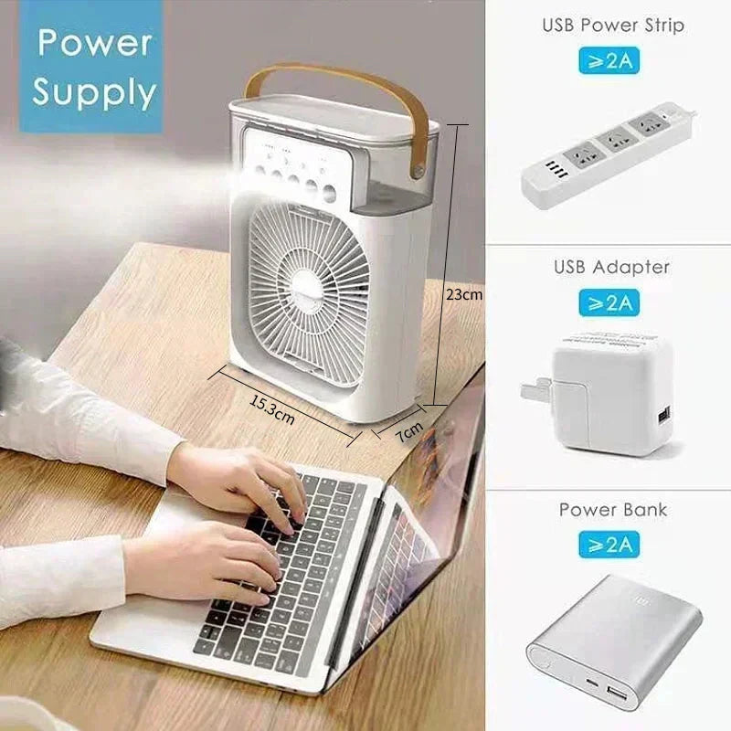 Multifunctional Mini Humidification Fan-3