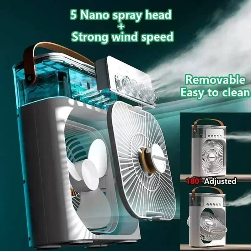 Multifunctional Mini Humidification Fan-4
